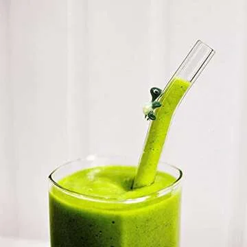 Reusable Glass Straws for Eco-Friendly Smoothies