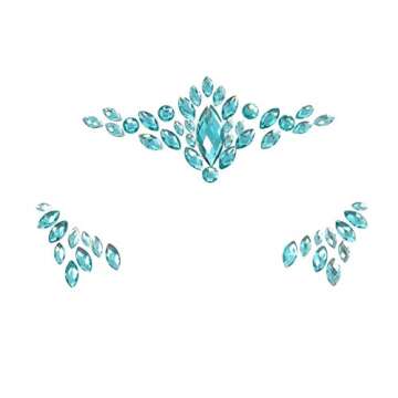 Festival Wedding Hen Face Gems Body Jewelry Art