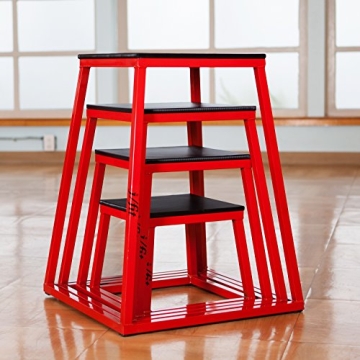 JFIT Plyometric Jump Box Adjustable Height - 12 Inches