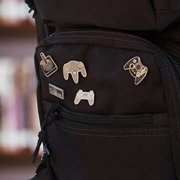 PinMart Original Game Controller Gaming Lover Retro Cool Enamel Lapel Pin