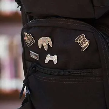 PinMart Original Game Controller Gaming Lover Retro Cool Enamel Lapel Pin