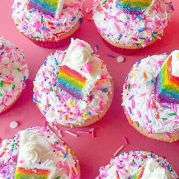 Fancy Sprinkles Animal Crackers - Real Sugar Rainbow Sprinkles