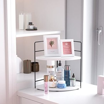 ZGO 2-Tier Corner Organizer - Stylish Storage Solution