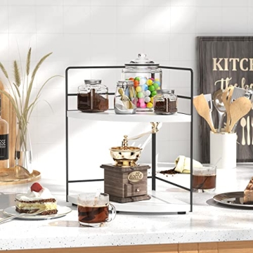 ZGO 2-Tier Corner Organizer - Stylish Storage Solution