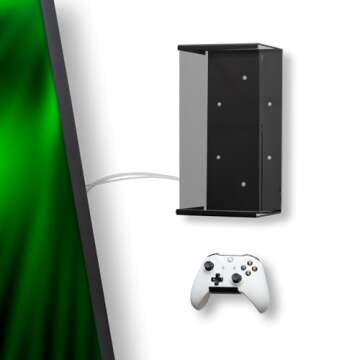 HIDEit Mounts for Xbox Series X and Controller, Steel Mount for Series X and Xbox Controller, Pro Bu...