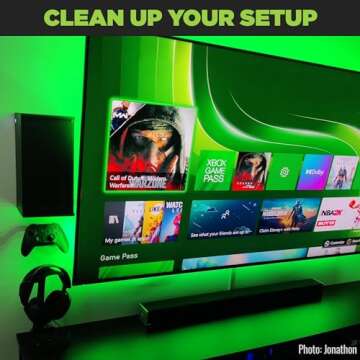 HIDEit Mounts for Xbox Series X and Controller, Steel Mount for Series X and Xbox Controller, Pro Bundle Wall Mount Kit for Xbox Series X and Rubber Dipped Controller Holder, British Registered Design