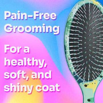 Wet Brush Pet Hair Brush for Large Dogs - Tangle-Free Grooming