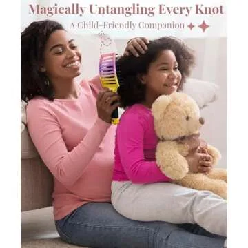 KTKUDY Detangling Brush for All Hair Types - Pain-Free Grooming