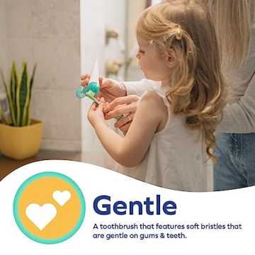 Toddler-Friendly Toothbrush and Natural Toothpaste Set