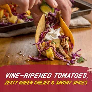 ROTEL Fire Roasted Diced Tomatoes and Green Chilies, 10 oz.