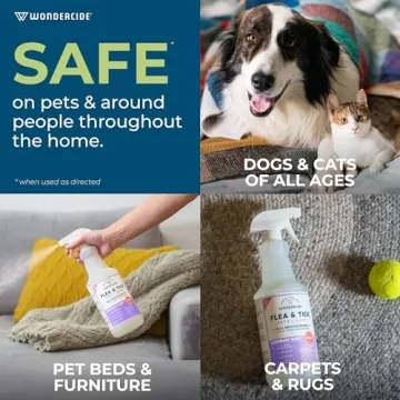Natural Flea and Tick Spray for Pets and Home - Wondercide