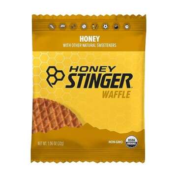 Honey Stinger Organic Honey Waffle | Delicious Energy Stroopwafel for Endurance & Performance