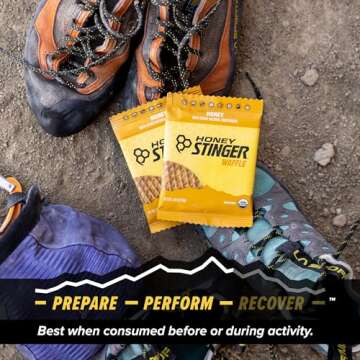 Honey Stinger Organic Honey Waffle - Top Energy Snack