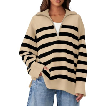 Stylish WIHOLL Tunic Sweater - Oversized Fall Pullover