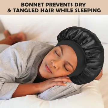 Luxury 2Pcs Silk Bonnets for Sleeping - Perfect Hair Protection