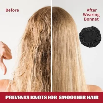 Luxury 2Pcs Silk Bonnets for Sleeping - Perfect Hair Protection