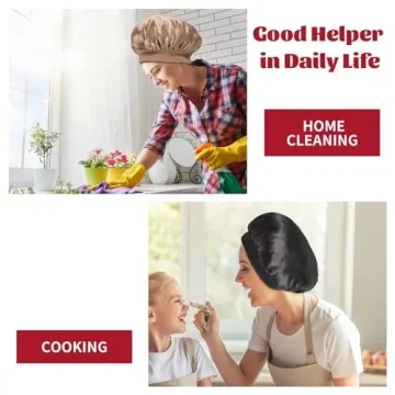 Luxury 2Pcs Silk Bonnets for Sleeping - Perfect Hair Protection