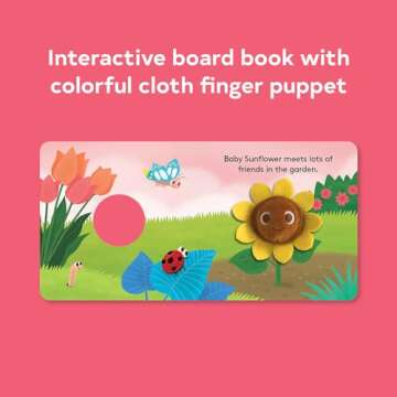 Baby Sunflower Finger Puppet Book for Young Learners
