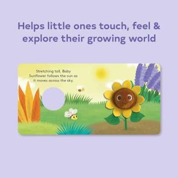 Baby Sunflower Finger Puppet Book for Young Learners