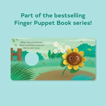 Baby Sunflower Finger Puppet Book for Young Learners