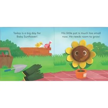 Baby Sunflower Finger Puppet Book for Young Learners