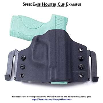 HolsterSmith SpeedEase Urban Belt Clips - 1.50 Inches