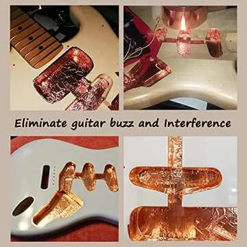 Meideal 10 Pieces Copper Foil Tape with Conductive Adhesive Copper Sheets for Guitar, Arts & Crafts, Paper Circuits, Stained Glass, Electrical Repairs, Grounding, Home Decor (11.8inch x 7.9inch)