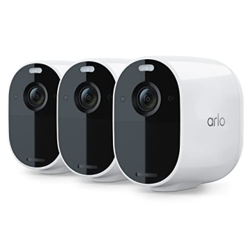 Arlo Essential Spotlight Camera – 3 Pack for Home Security