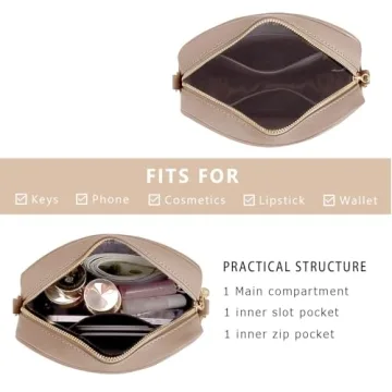 Trendy Quilted Crossbody Purse for Women Stylish Handbag