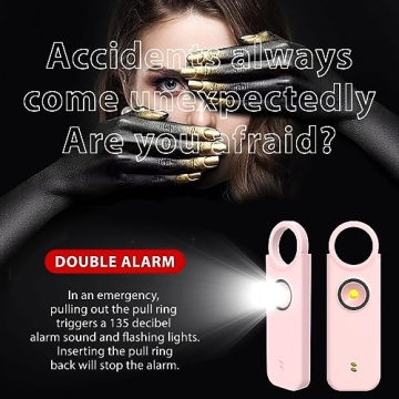 ARPHTYL Personal Safety Alarm Self Defense Keychain for Women
