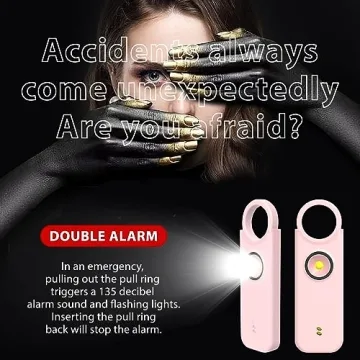 ARPHTYL Personal Safety Alarm Self Defense Keychain for Women