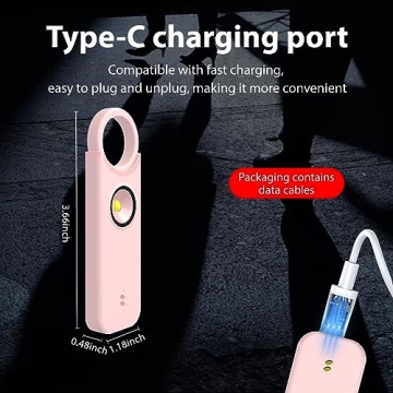 ARPHTYL Personal Safety Alarm Self Defense Keychain for Women