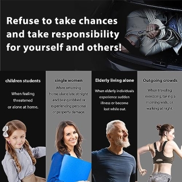 ARPHTYL Personal Safety Alarm Self Defense Keychain for Women