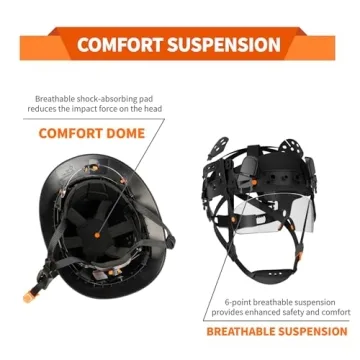 DS-SMAAT Hard Hat with Visor - Safety & Comfort