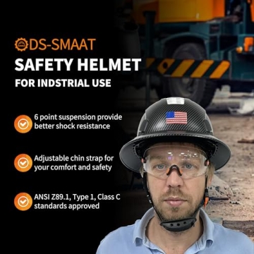 DS-SMAAT Hard Hat with Visor - Safety & Comfort