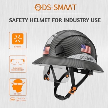 DS-SMAAT Hard Hat with Visor - Safety & Comfort