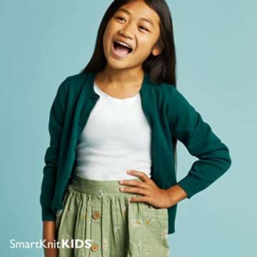 SmartKnitKIDS Compresso-T Deep Pressure Sensory Compression Undershirt - Alternative to Vest (White, X-Small)