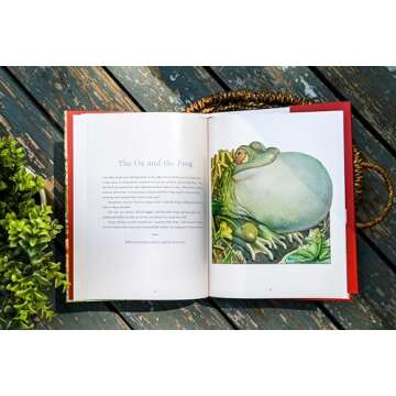 Aesop's Fables Hardcover: The Classic Edition by acclaimed illustrator, Charles Santore (Bedtime Stories With Moral Lessons) (Charles Santore Children's Classics)