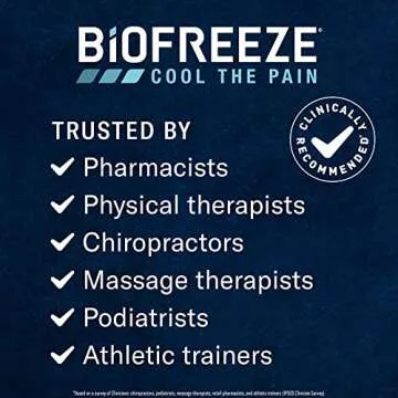 Biofreeze Pain Relief Roll-On, Gel & Spray, Knee & Lower Back Pain Relief, Sore Muscle Relief, Neck Pain Relief, FSA Eligible, Assortment Pack (Menthol 3 FL OZ Roll-On, 4 FL OZ Gel, 4 FL OZ Spray)