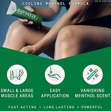 Biofreeze Pain Relief Roll-On, Gel & Spray, Knee & Lower Back Pain Relief, Sore Muscle Relief, Neck Pain Relief, FSA Eligible, Assortment Pack (Menthol 3 FL OZ Roll-On, 4 FL OZ Gel, 4 FL OZ Spray)