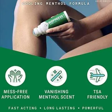 Biofreeze Pain Relief Roll-On, Gel & Spray, Knee & Lower Back Pain Relief, Sore Muscle Relief, Neck Pain Relief, FSA Eligible, Assortment Pack (Menthol 3 FL OZ Roll-On, 4 FL OZ Gel, 4 FL OZ Spray)