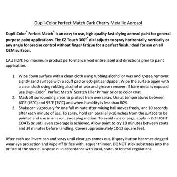 Dupli-Color BGM0509 Dark Cherry Metallic General Motors Exact-Match Automotive Paint - 8 oz. Aerosol