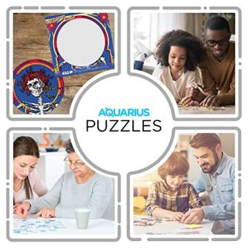 AQUARIUS Grateful Dead Skull & Roses 450 Piece Puzzle