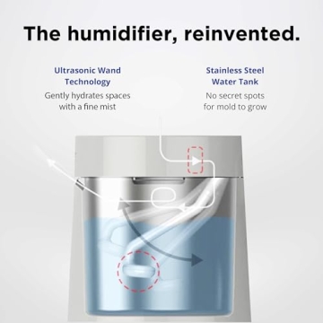 Carepod One 31S Quiet Stainless Steel Ultrasonic Humidifier