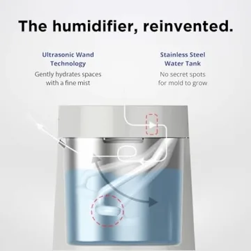 Carepod One 31S Quiet Stainless Steel Ultrasonic Humidifier