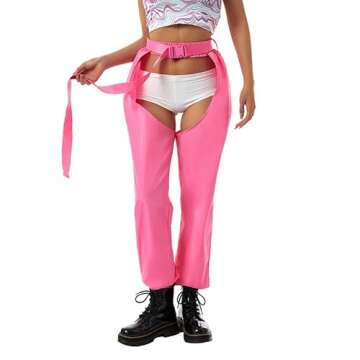 Stylish Women Buckle Bottomless Pants for Trendy Outfits