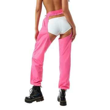 Stylish Women Buckle Bottomless Pants for Trendy Outfits
