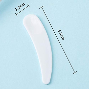 100 Mini Disposable Cosmetic Spatulas in Bright Colors