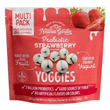 Healthy Probiotic Strawberry Yogurt Bites