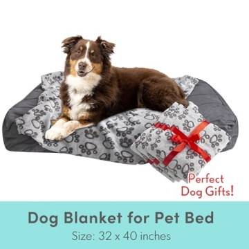 Stuffed Premium Soft Dog Blanket for Cozy Pet Snuggles